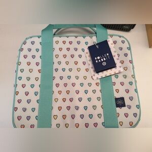 Roller Rabbit Multicolor Heart Tote with Mint Straps